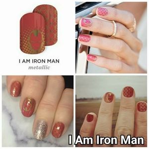 Jamberry Nail Wrap - I Am Iron Man